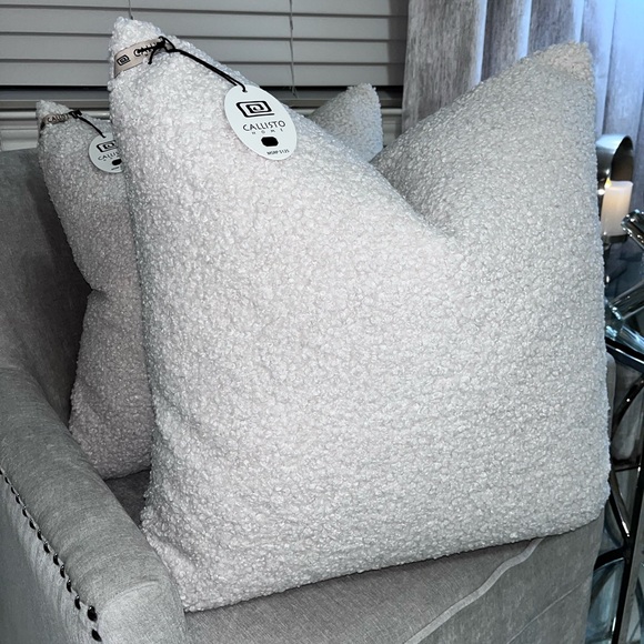 1-NWT CALLISTO HOME BOUCLE DECORATIVE
THROW PILLOW - Picture 1 of 17